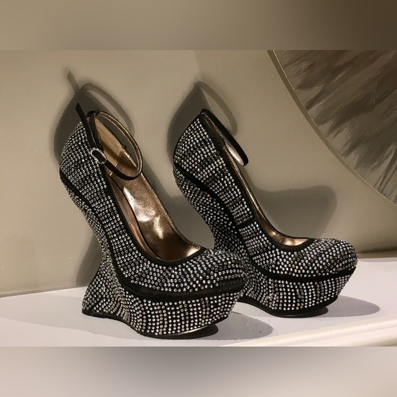 Steve Madden GOSSIP sculpted platform-size 6. EPIC/unique/limited availability - Picture 8 of 10